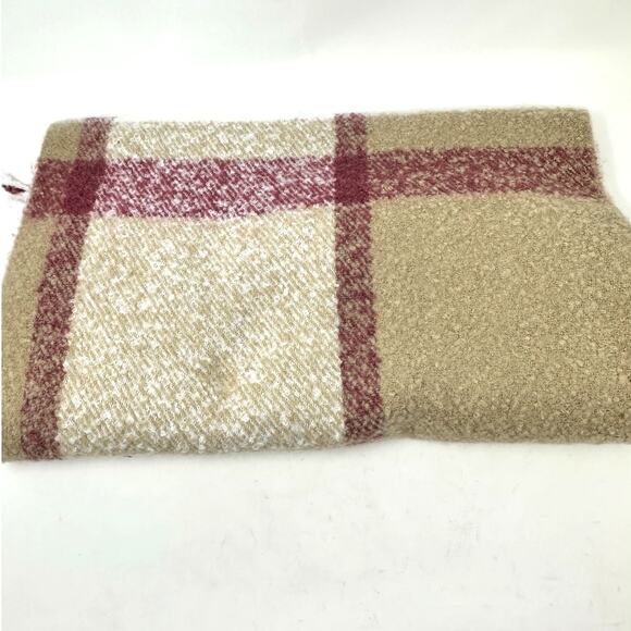 Calvin Klein Chunky Oversized Plaid Blanket Scarf NWT - Picture 5 of 5
